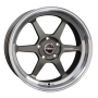 Jante aluminium Borbet DB8GT, 8,5x18 ET20 5x120 72,5, graphite rim polished