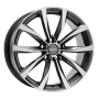 Jante aluminium MAK Wolf, 6,5x16 ET42 5x112 57,1, gun metal - mirror face