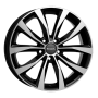 Jante aluminium MAK Wolf, 7x17 ET41 5x98 58,1, black mirror