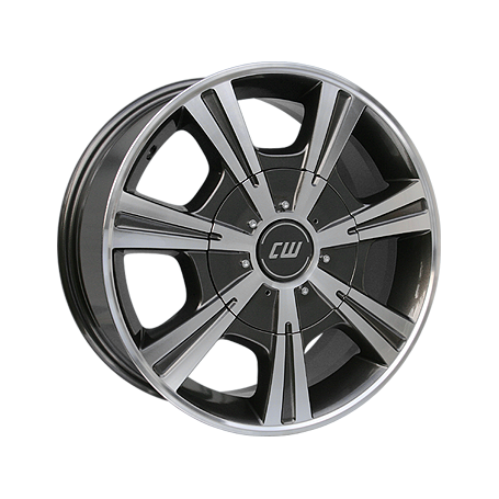 Jante aluminium Borbet CH, 7,5x17 ET64 5x118 71,1, mistral anthracite polished