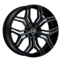 Jante aluminium MAK Kingdom, 9,5x22 ET49 5x120 72,6, gloss black