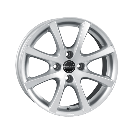 Jante aluminium Borbet LV4, 5,5x14 ET43 4x100 64, crystal silver
