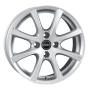 Jante aluminium Borbet LV4, 5,5x14 ET43 4x100 64, crystal silver