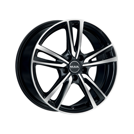Jante aluminium MAK Icona, 7x17 ET38 5x100 57,1, black mirror