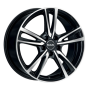 Jante aluminium MAK Icona, 7x17 ET38 5x100 57,1, black mirror