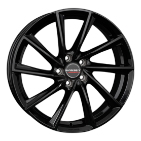 Jante aluminium Borbet VTX, 9,5x19 ET45 5x112 66,5, black glossy