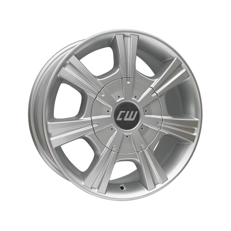 Jante aluminium Borbet CH, 7,5x17 ET61 5x118 71,1, crystal silver