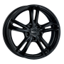 Jante aluminium MAK Emblema, 7,5x17 ET47 5x112 76, gloss black