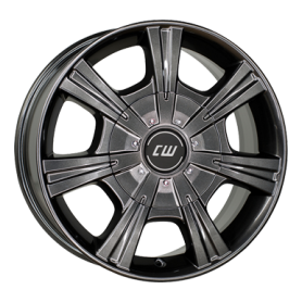 Jante aluminium Borbet CH, 7,5x17 ET64 5x118 71,1, mistral anthracite glossy