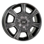 Jante aluminium Borbet CH, 7,5x17 ET64 5x118 71,1, mistral anthracite glossy