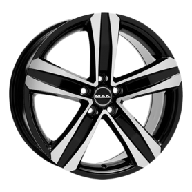 Jante aluminium MAK Stone 5, 6,5x16 ET60 5x160 65,1, black mirror