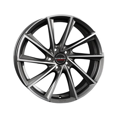 Jante aluminium Borbet VTX, 8x18 ET38 5x115 70,27, graphite polished