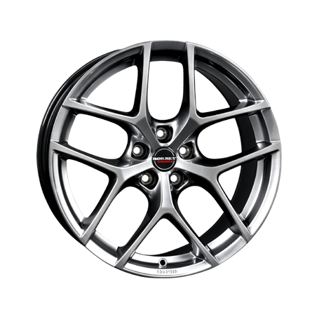 Jante aluminium Borbet Y, 9x19 ET24 5x112 66,5, hyper silver 19