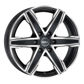 Jante aluminium MAK King 6, 7,5x17 ET25 6x139,7 106,1, ice black