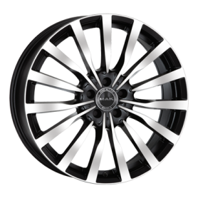 Jante aluminium MAK Krone, 9,5x20 ET50 5x112 66,6, black mirror