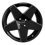 Jante aluminium Borbet A neu, 7,5x17 ET15 4x108 65,1, black matt
