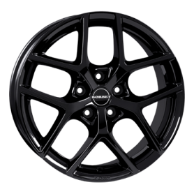 Jante aluminium Borbet Y, 8x18 ET37 5x112 66,6, black glossy