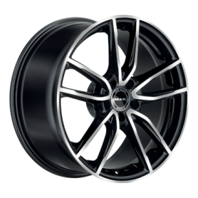 Jante aluminium MAK Evo, 8x18 ET43 5x112 66,6, black mirror