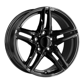 Jante aluminium Borbet XR, 6,5x16 ET22 5x112 66,6, black glossy