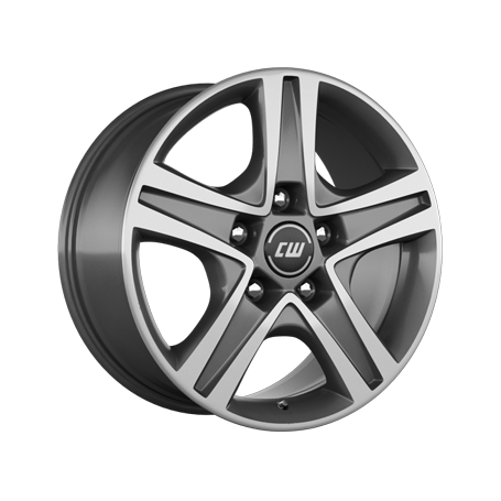 Jante aluminium Borbet CWD, 6x16 ET68 5x130 78,1, mistral anthracite polished glossy