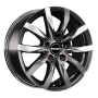 Jante aluminium Borbet CW5, 7,5x18 ET45 5x127 71,6, mistral anthracite glossy polished