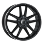 Jante aluminium MAK Evo, 8,5x20 ET53 5x112 66,6, gloss black mirror ring