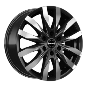 Jante aluminium Borbet CW6, 7,5x18 ET30 6x139,7 106,1, black polished matt