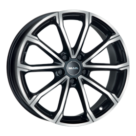 Jante aluminium MAK DaVinci, 8x19 ET30 5x112 76, black mirror