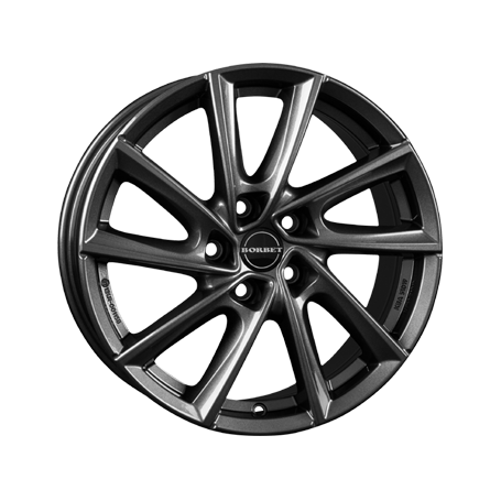 Jante aluminium Borbet VT, 7,5x17 ET44 5x115 70,27, mistral anthracite glossy