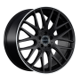 Jante aluminium MAK Arrow, 7,5x17 ET40 5x112 66,6, gloss black mirror ring