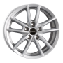Jante aluminium Borbet W, 8x18 ET40 5x108 72,5, crystal silver