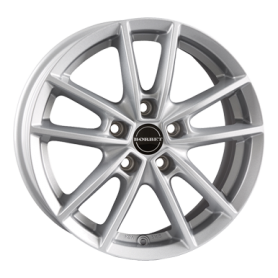 Jante aluminium Borbet W, 8x18 ET50 5x108 72,5, crystal silver
