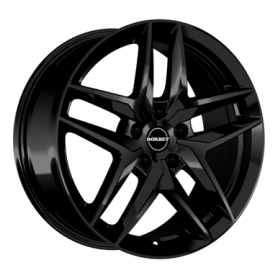 Jante aluminium Borbet Z, 7,5x17 ET38 5x112 66,5, black glossy