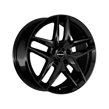 Jante aluminium Borbet Z, 8x18 ET43 5x112 66,5, black glossy
