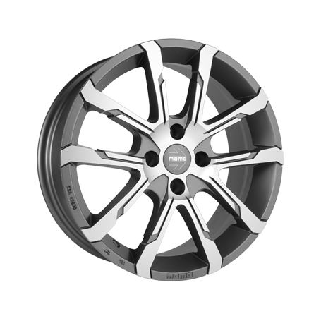Jante aluminium Momo Quantum EVO, 7x17 ET25 4x108 65,1, matt anthracite diamond cut