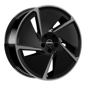 Jante aluminium Borbet AE, 7,5x20 ET45 5x112 72,5, black polished
