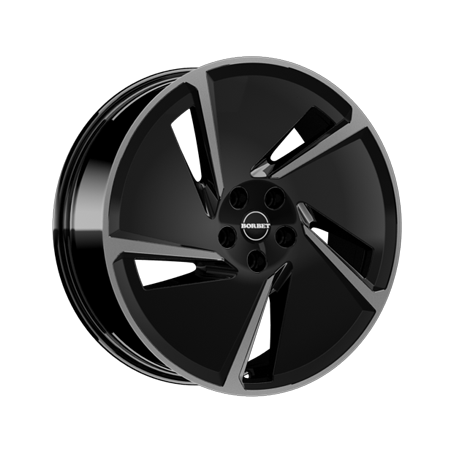 Jante aluminium Borbet AE, 7,5x20 ET45 5x112 72,5, black polished