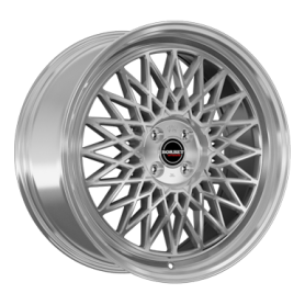 Jante aluminium Borbet B, 7x17 ET38 4x100 64, silver rim polished