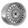 Jante aluminium Borbet B, 7x17 ET38 4x100 64, silver rim polished