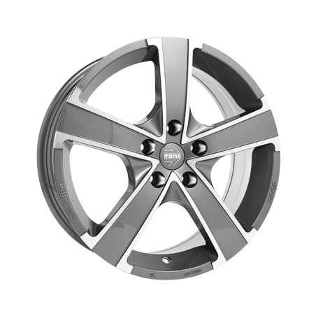 Jante aluminium Momo Win Pro EVO, 7x17 ET35 5x100 72,3, glossy anthracite diamond cut