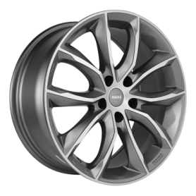 Jante aluminium Momo Screamjet EVO, 8x17 ET45 5x112 79,6, matt anthracite diamond cut