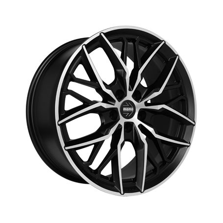 Jante aluminium Momo Spider, 8,5x19 ET34 5x120 72,6, matt black diamond cut