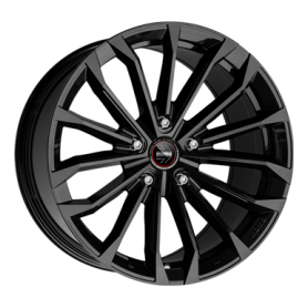 Jante aluminium Momo RF-03, 8,5x19 ET42 5x112 66,6, stardust glossy black