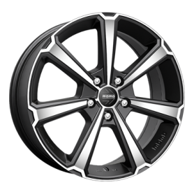 Jante aluminium Momo Legend, 7x17 ET43 5x100 72,3, matt black polished