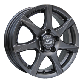 Jante aluminium MSW 77, 5x14 ET35 4x100 63,4, matt dark grey