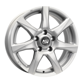 Jante aluminium MSW 77, 8x18 ET40 5x112 73,1, full silver