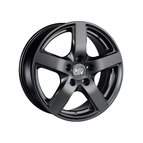 Jante aluminium MSW 55, 6,5x16 ET40 5x114,3 66,1, matt dark grey