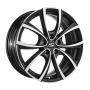 Jante aluminium MSW 27, 7,5x17 ET29 5x120 72,6, matt dark titanium vollpoliert