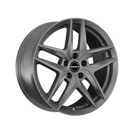 Jante aluminium Borbet Z, 6,5x16 ET44 5x112 66,5, dark grey matt