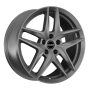 Jante aluminium Borbet Z, 6,5x16 ET44 5x112 66,5, dark grey matt